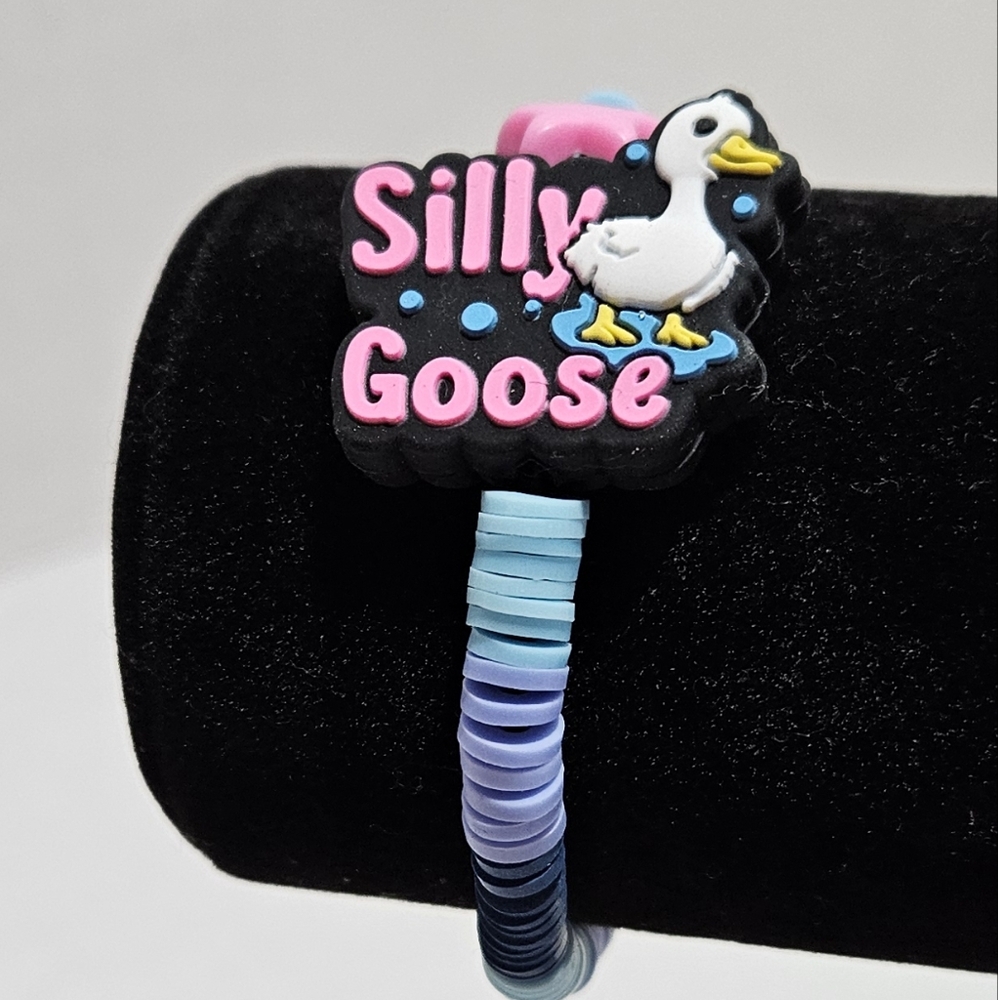 Silly Goose beaded bracelet